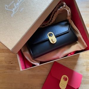 Christian Louboutin Elisa Leather Belt Bag Black/Red (NWT)